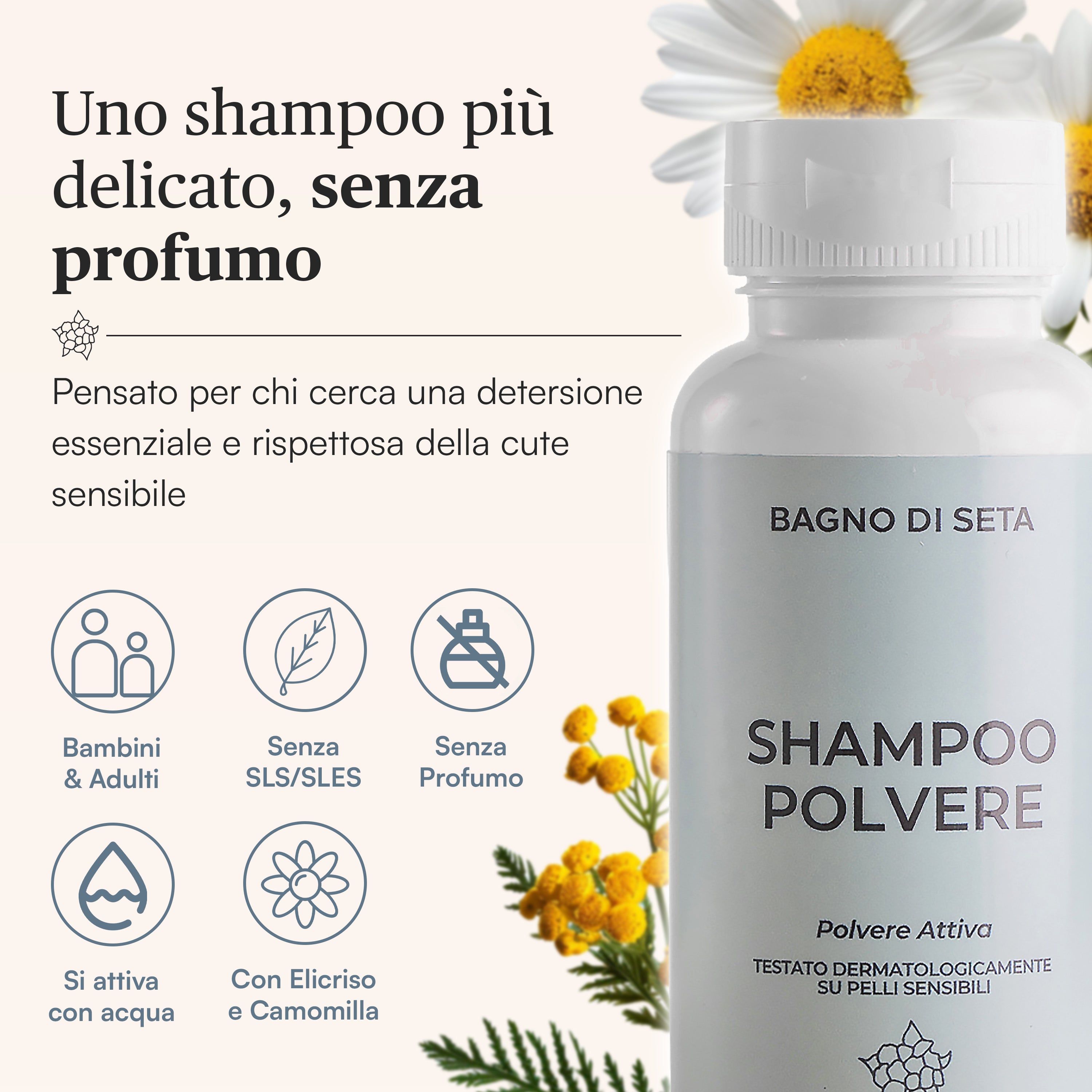 Shampoo polvere