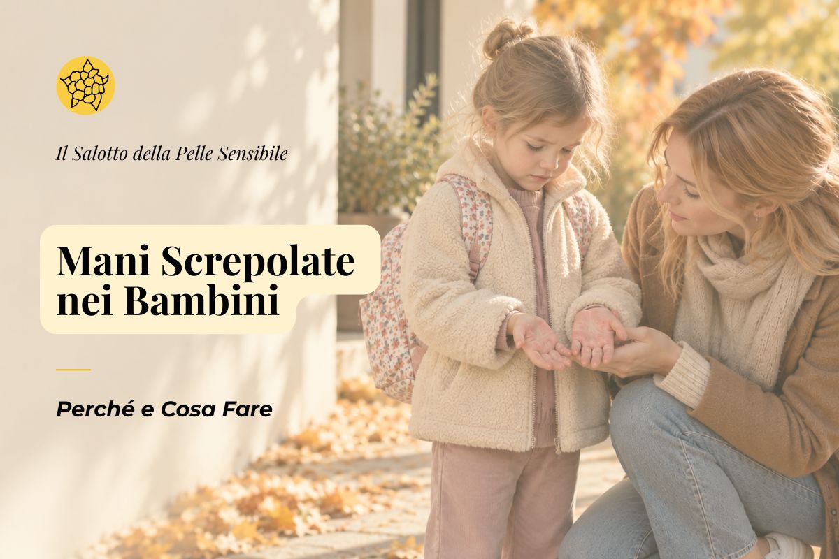 Mani Screpolate nei Bambini: Perché e Cosa Fare