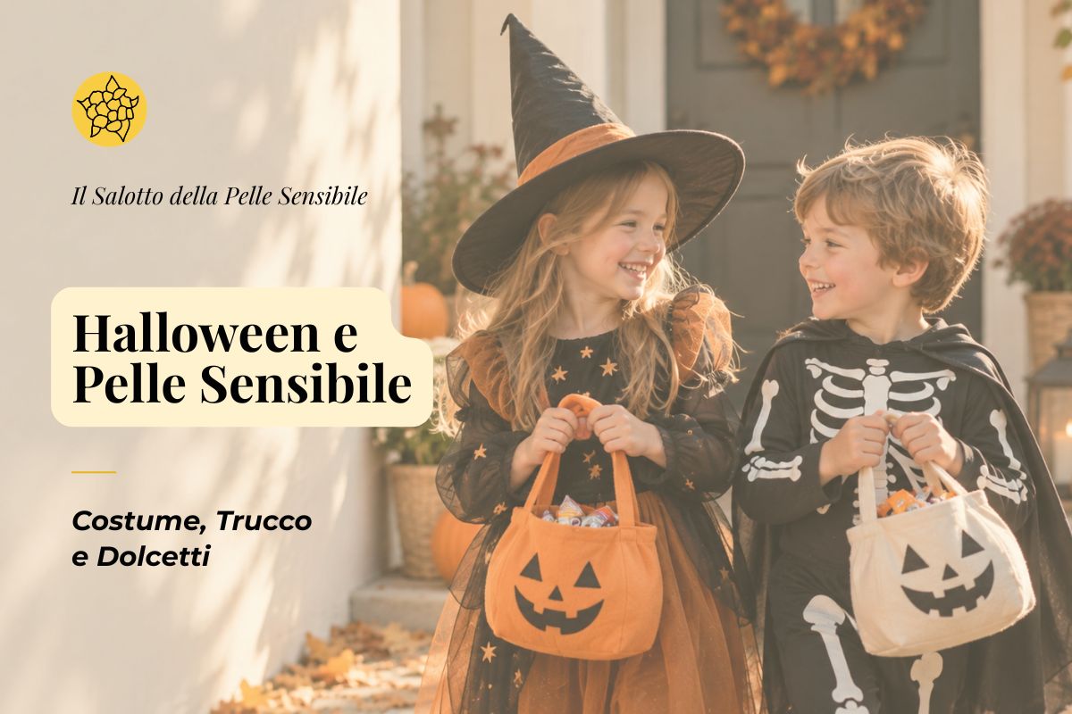 Halloween e Pelle Sensibile: costume, trucco e dolcetti
