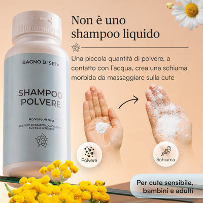 Shampoo polvere