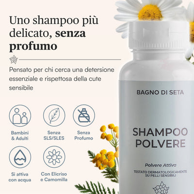 Shampoo polvere